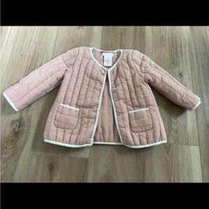 Shabby chic baby jacket